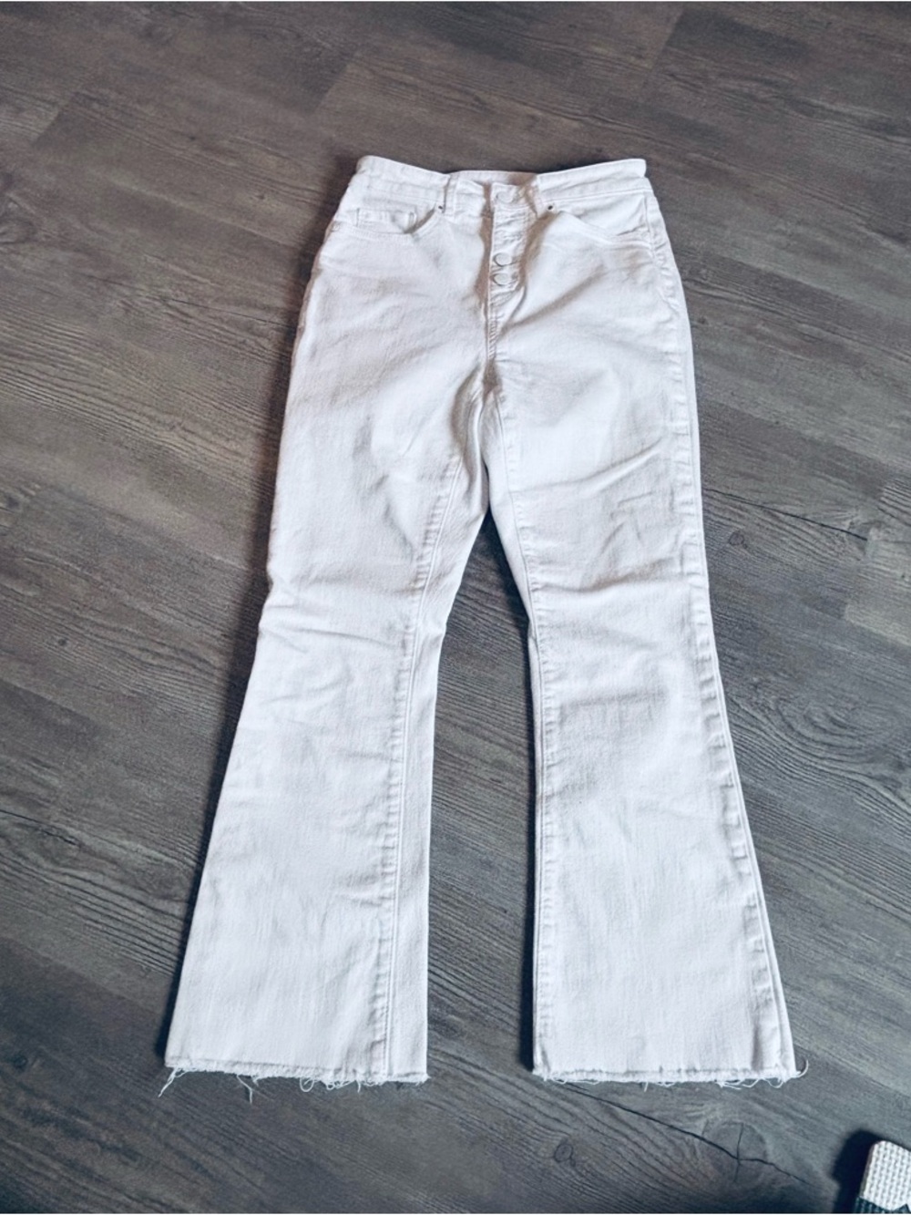 LOFT White Denim Jeans